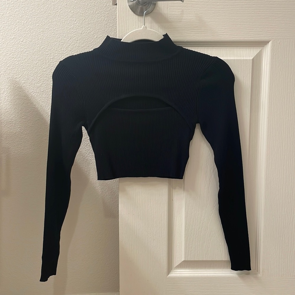 Motel Rocks cropped cutout shirt